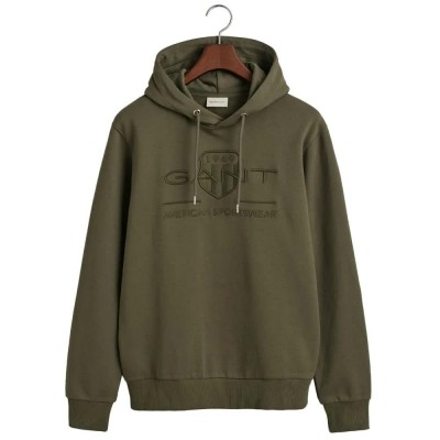 суичър,мъжки,пуловери,gant,tonal,regular,fit,hoodie,green,(juniper,green)