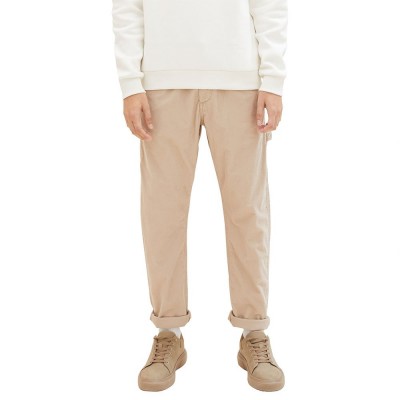 панталони,мъжки,панталони,tom,tailor,1038991,loose,tapered,cord,3,4,pants,beige