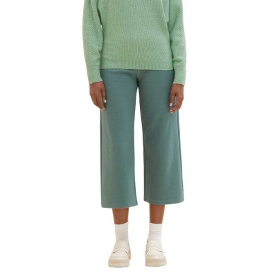 панталони,дамски,панталони,tom,tailor,1039450,cosy,rib,culotte,pants,green