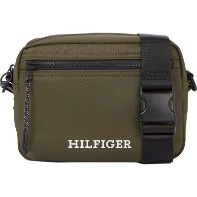 чанти,за,през,рамо,tommy,hilfiger,monotype,ew,reporter,crossbody,green