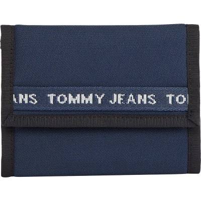 портфейли,и,портмонета,tommy,jeans,essential,nylon,trifold,wallet,blue,(twilight,navy)