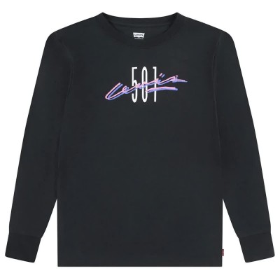тениска,детски,тениски,levi´s,®,501,archival,long,sleeve,t,shirt,meteorite,(black)