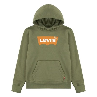 суичър,детски,блузи,levi´s,®,batwing,screeenprint,hoodie,green,(olivine)
