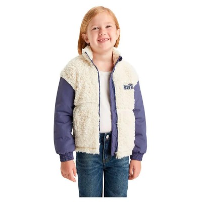 яке,детски,якета,и,палта,levi´s,®,boxy,fit,sherpa,jacket,antique,white,(beige)