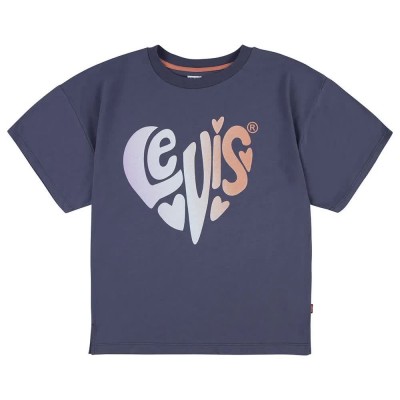 тениска,детски,тениски,levi´s,®,heart,oversized,short,sleeve,t,shirt,blue,(crown,blue)