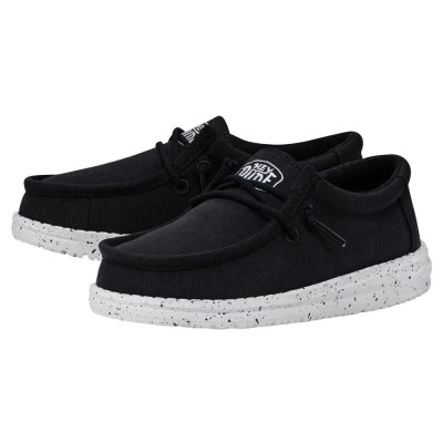 платнени,обувки,детски,обувки,hey,dude,wally,slub,canvas,shoes,navy,(black)