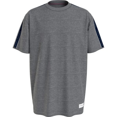 тениска,мъжки,пижами,tommy,hilfiger,established,short,sleeve,pyjama,t,shirt,dark,grey,ht,(grey)