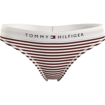 дамско,бельо,дамски,бикини,и,танкини,tommy,hilfiger,original,thong,mini,ithaca,redwood,(red)