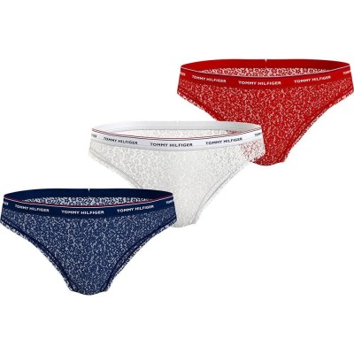 дамско,бельо,дамски,бикини,и,танкини,tommy,hilfiger,premium,essentials,panties,3,units,desert,sky,white,primary,red,(multicolor)
