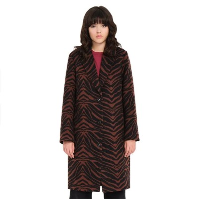 палто,дамски,якета,и,палта,volcom,acousteec,coat,brown