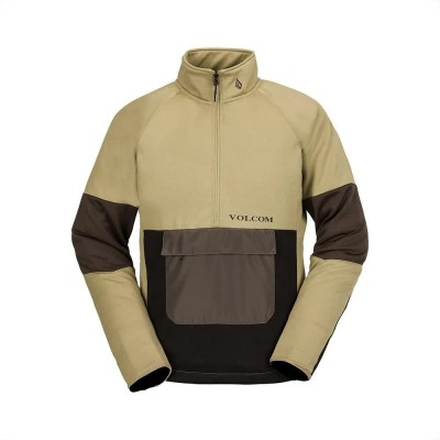блуза,мъжки,пуловери,volcom,tech,half,zip,sweatshirt,green