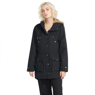анорак,дамски,якета,и,палта,volcom,walk,on,by,5k,parka,black