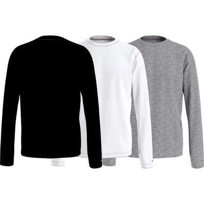 мъжко,бельо,tommy,hilfiger,premium,essentials,long,sleeve,base,layer,3,units,multicolor,(black,black,black)