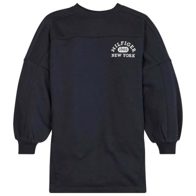 рокля,дамски,поли,и,рокли,tommy,hilfiger,varsity,long,sleeve,dress,blue,(desert,sky)