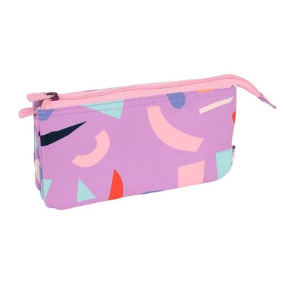 канцеларски,принадлежности,milan,5,pocket,the,fun,animals,special,series,pencil,case,violet,(purple)