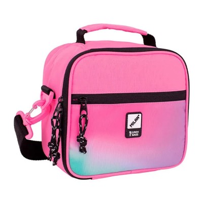 чанта,раници,milan,sunset,isothermal,food,bag,with,3,lunch,boxes,3.5,l,pink