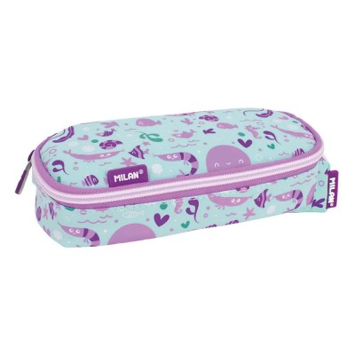 канцеларски,принадлежности,milan,oval,sea,special,series,pencil,case,blue,(multicolor)