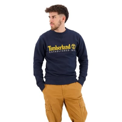 блуза,мъжки,пуловери,timberland,est1973,sweatshirt,blue,(dark,sapphire)
