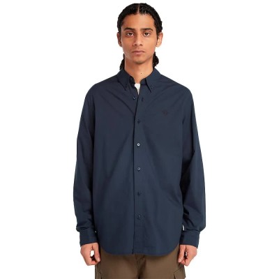 риза,с,дълъг,ръкав,мъжки,ризи,timberland,solid,poplin,long,sleeve,shirt,blue