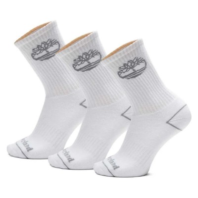 чорапи,мъжки,чорапи,timberland,everyday,core,fc,opt,2,crew,socks,3,pairs,white,(white)