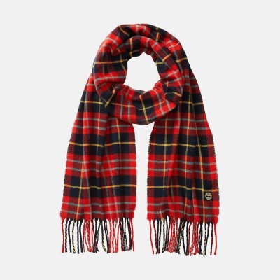 шал,ръкавици,шапки,и,шалове,timberland,plaid,smart,casual,scarf,red,orange,(aura,orange)