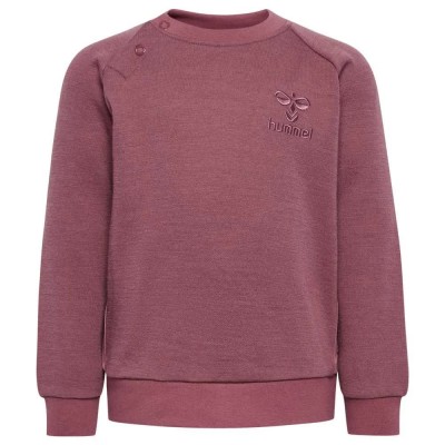блуза,детски,блузи,hummel,wulbato,sweatshirt,pink,(rose,brown)