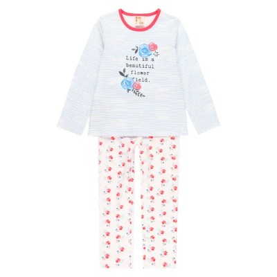 пижама,детски,пижами,boboli,pyjama,multicolor,(white)