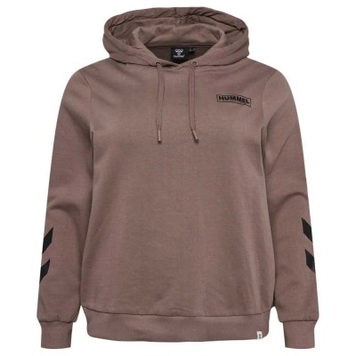 суичър,дамски,блузи,hummel,legacy,regular,plus,hoodie,brown