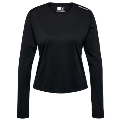тениска,дамски,тениски,hummel,mt,aura,mesh,long,sleeve,t,shirt,black