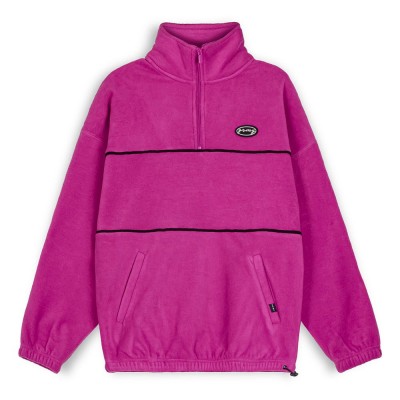 блуза,дамски,блузи,grimey,iam,polar,half,zip,sweatshirt,pink