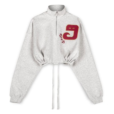 блуза,дамски,блузи,grimey,lust,mantra,half,zip,sweatshirt,beige