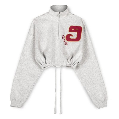 блуза,дамски,блузи,grimey,lust,mantra,half,zip,sweatshirt,sport,grey,(beige)