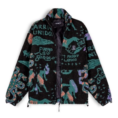 детско,яке,дамски,якета,и,палта,grimey,lost,boys,sherpa,jacket,multicolor