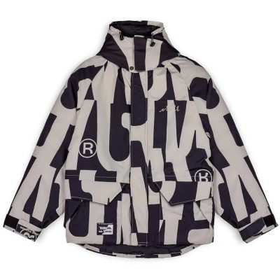 анорак,мъжки,якета,grimey,snow,fox,all,over,print,parka,black,(black)