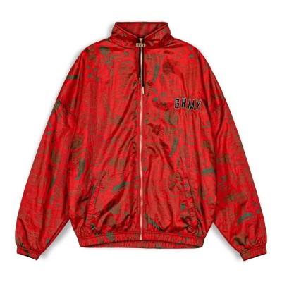 блуза,мъжки,пуловери,дамски,пуловери,grimey,the,toughest,satin,full,zip,sweatshirt,red,(red)