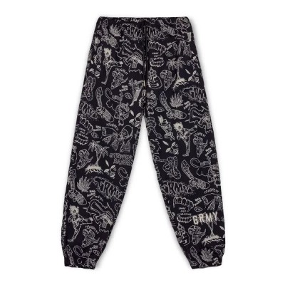 анцуг,мъжки,панталони,дамски,панталони,grimey,the,toughest,sweat,pants,black,(black)