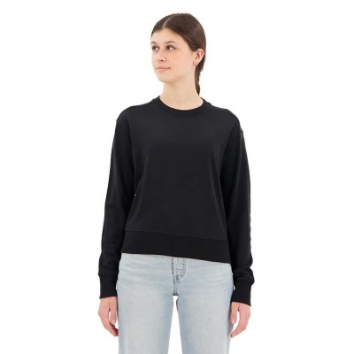 блуза,дамски,блузи,icebreaker,crush,ii,merino,sweatshirt,black,(black)