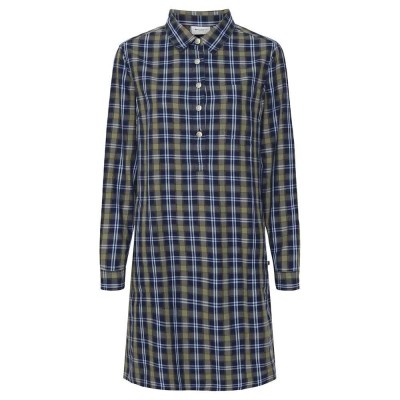 рокля,дамски,поли,и,рокли,redgreen,dodo,long,sleeve,short,dress,multicolor,(olive,green,check)