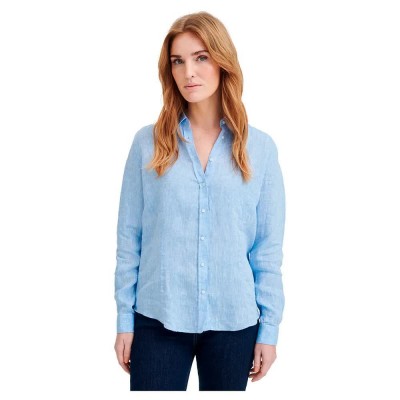 риза,с,дълъг,ръкав,дамски,блузи,дамски,ризи,redgreen,ofelia,long,sleeve,shirt,sky,blue,melange,(blue)
