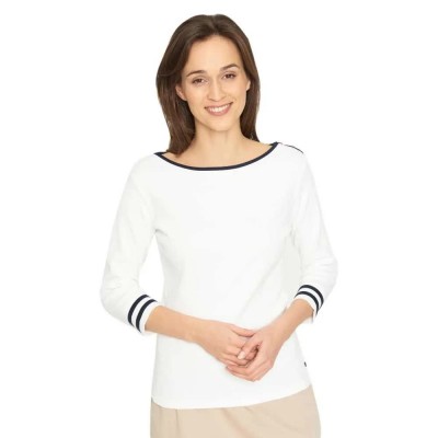 тениска,дамски,тениски,sea,ranch,charlotte,3,4,sleeve,t,shirt,white,(white)