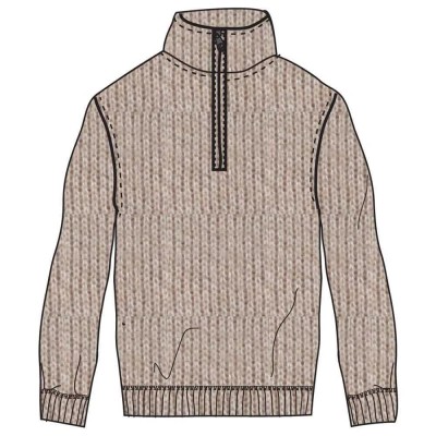 блуза,мъжки,пуловери,sea,ranch,cromwell,plus,size,high,neck,sweater,sand,melange,(beige)
