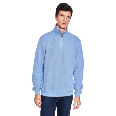 блуза,мъжки,пуловери,sea,ranch,cromwell,high,neck,sweater,denim,melange,(blue)