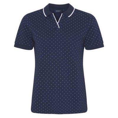 дамски,блузи,с,яка,sea,ranch,dotty,short,sleeve,polo,blue