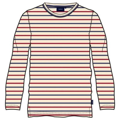 тениска,мъжки,тениски,sea,ranch,grenaa,long,sleeve,t,shirt,ecru,blue,red,(multicolor)
