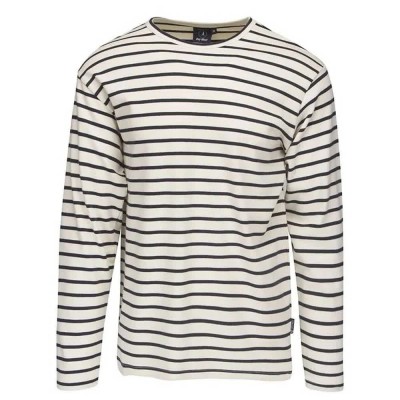 тениска,мъжки,тениски,sea,ranch,grenaa,long,sleeve,t,shirt,ecru,sr,navy,(beige)