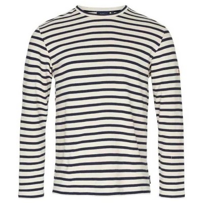 тениска,мъжки,тениски,sea,ranch,hugo,long,sleeve,t,shirt,beige,blue,(ecru,sr,navy)