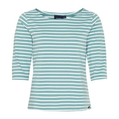 тениска,дамски,тениски,sea,ranch,marina,3,4,sleeve,t,shirt,aqua,blue,white,(white,blue)