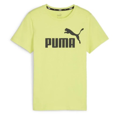 тениска,детски,тениски,puma,586960,ess,logo,short,sleeve,t,shirt,yellow,(lime,sheen)