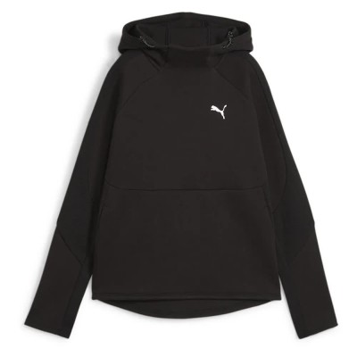 суичър,дамски,блузи,puma,evostripe,hoodie,black