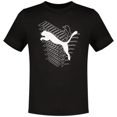тениска,мъжки,тениски,puma,graphics,cat,short,sleeve,t,shirt,black